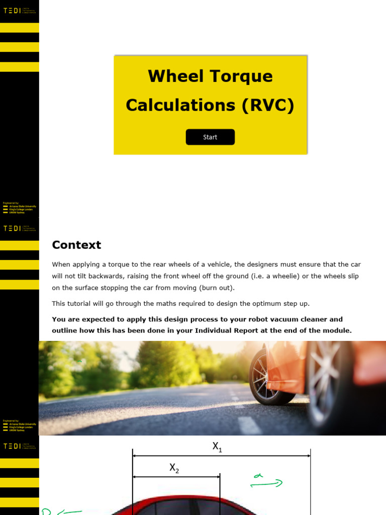 Wheel Calculations Presentation | PDF