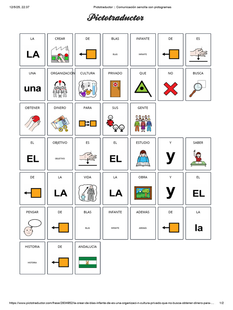 Pictotraductor - Comunicación Sencilla Con Pictogramas | PDF