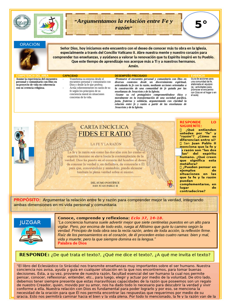 Fe y razón: una relación complementaria | PDF | Fe | Verdad
