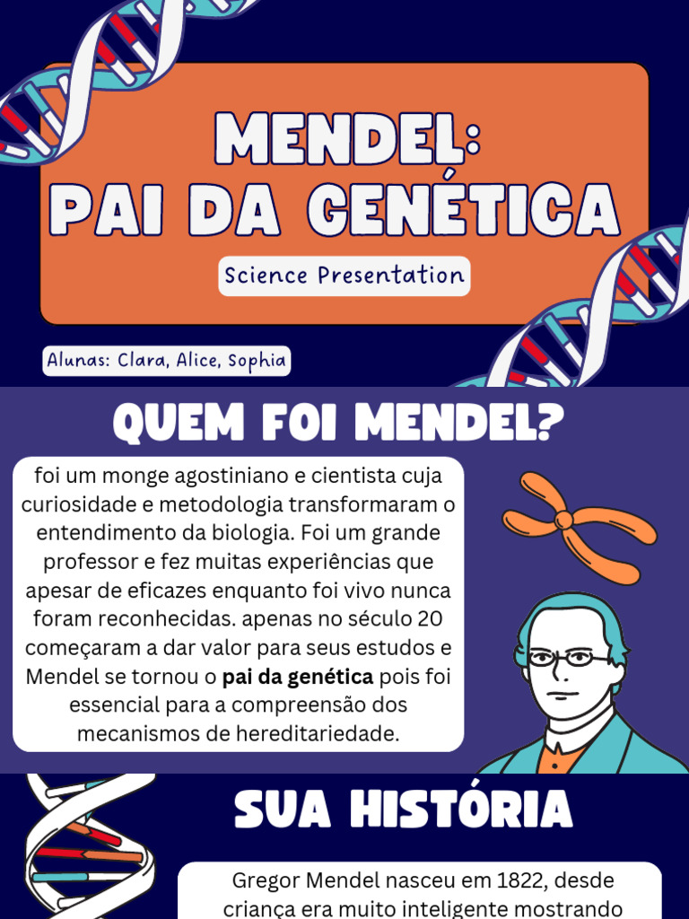 Gregor Mendel: Pai da Genética Moderna | PDF | Genética | Science