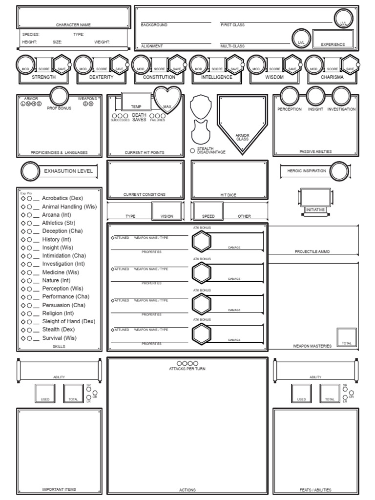 Character Stats and Abilities Overview | PDF | Storytelling | Role Playing