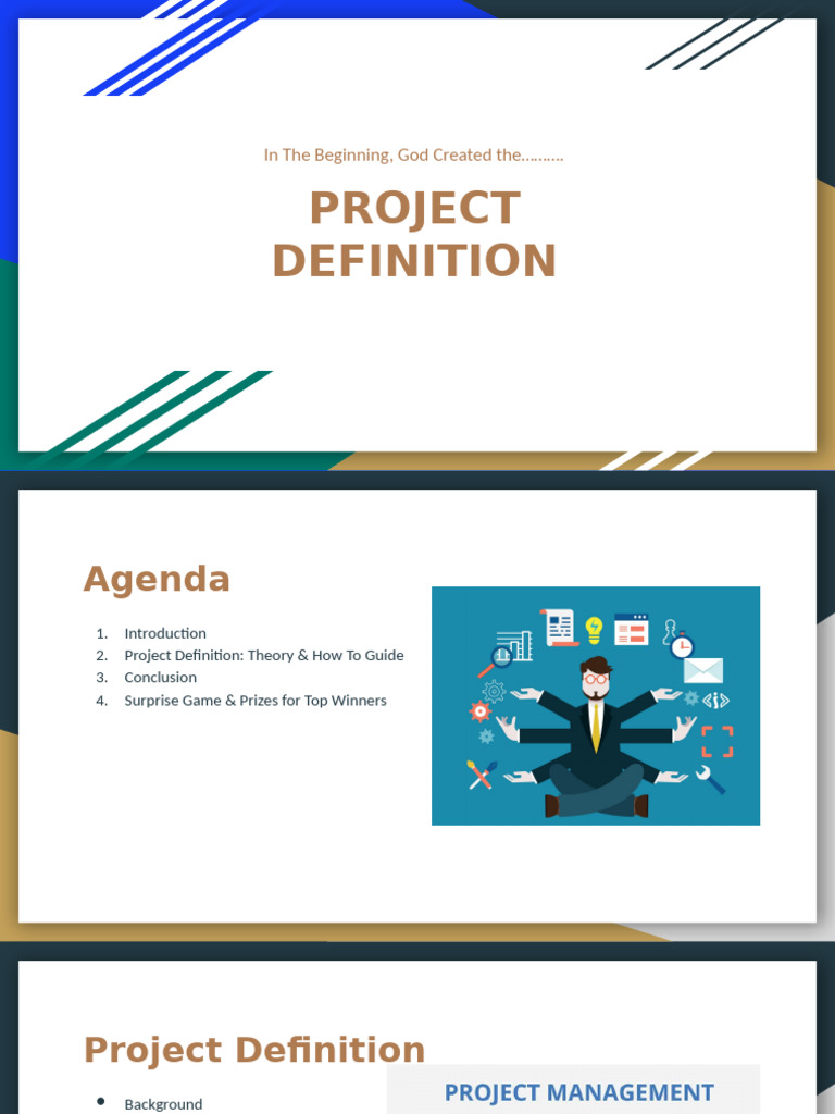 Project Definition Presentation | PDF | Business