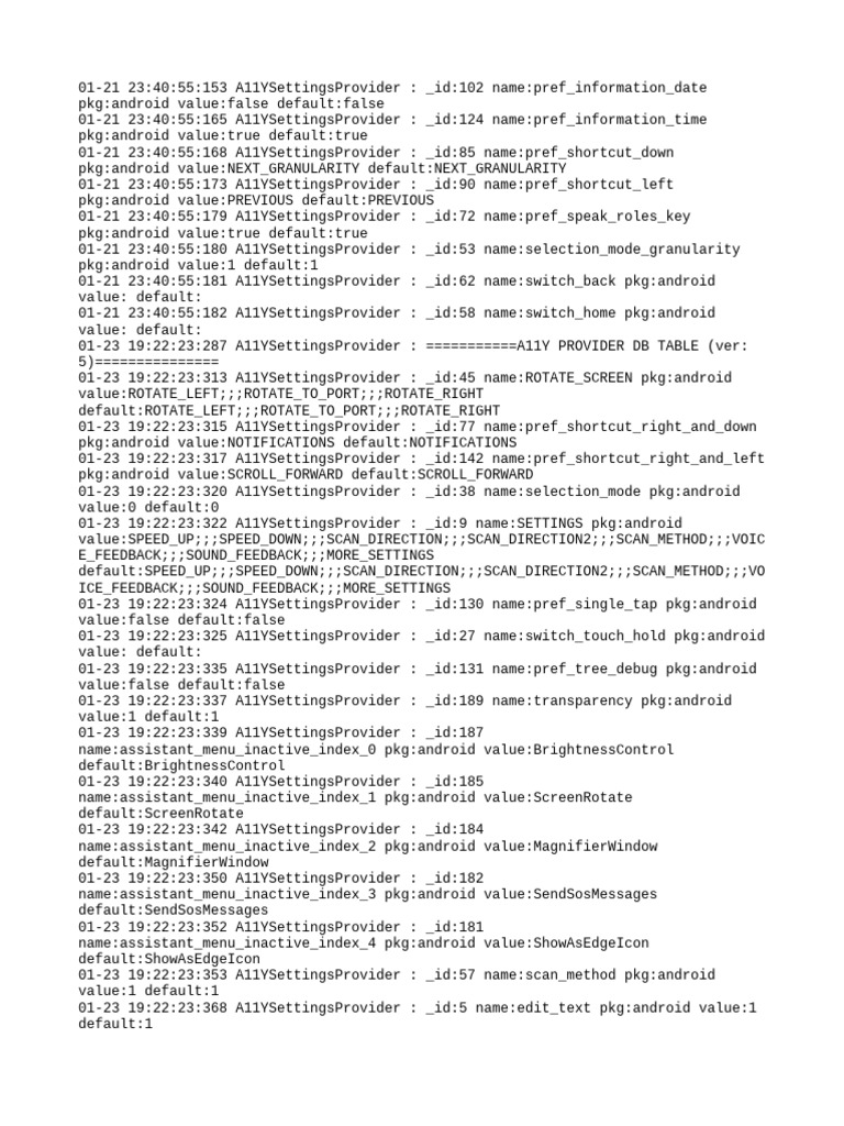 Android Accessibility Settings Log | PDF | Thin Clients | Mobile ...