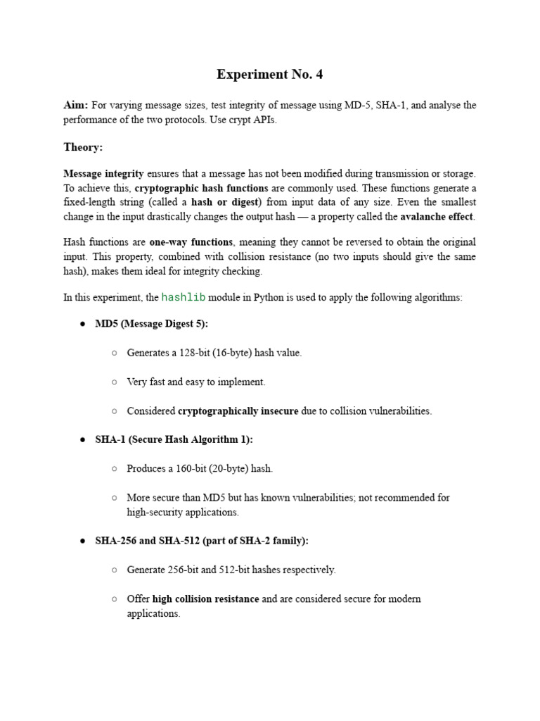 CSS Exp 04 | PDF | Cryptography | Secure Communication