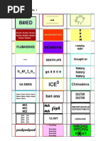 Rebus Puzzles & Key