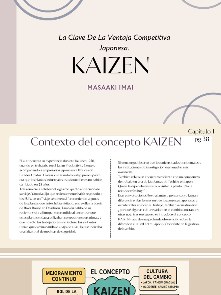 Kaizen: Mejora Continua en Empresas | PDF | Calidad (comercial) | Lean ...