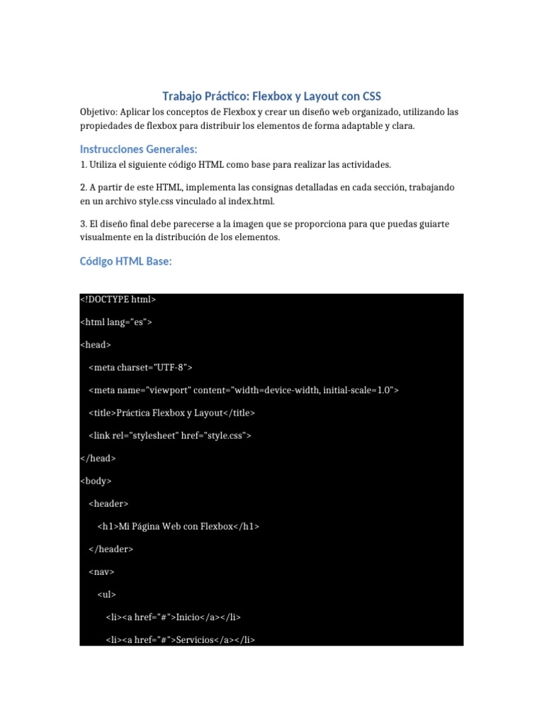 Flexbox y Diseño Web con CSS | PDF | HTML | Red mundial