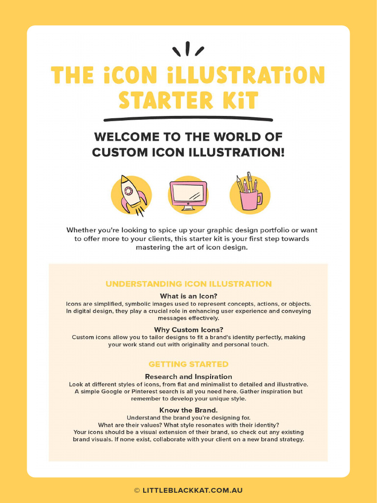 The Icon Illustration Starter Kit Mini Lesson | PDF
