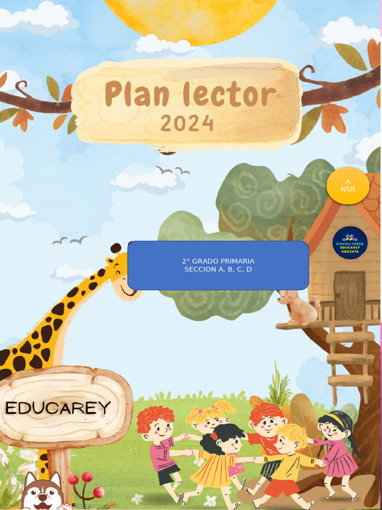 Plan Lector 2024 para 2° Grado Primaria | PDF | Salón de clases ...