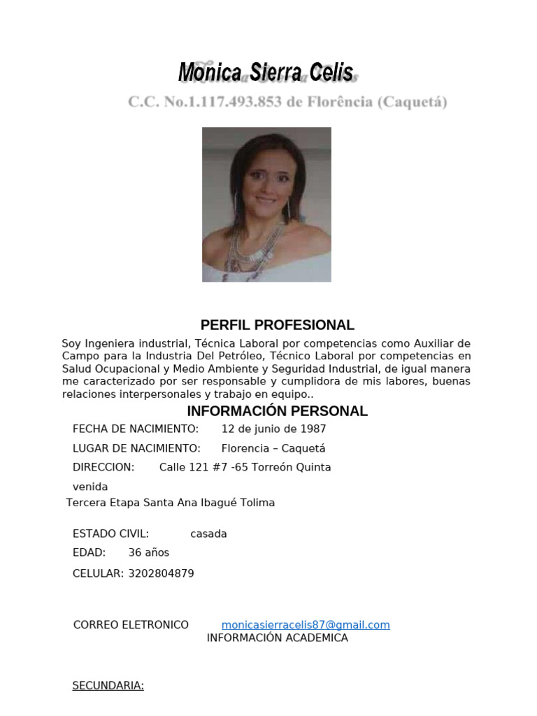 Perfil Profesional | PDF | Gestión de recursos humanos | Negocios ...