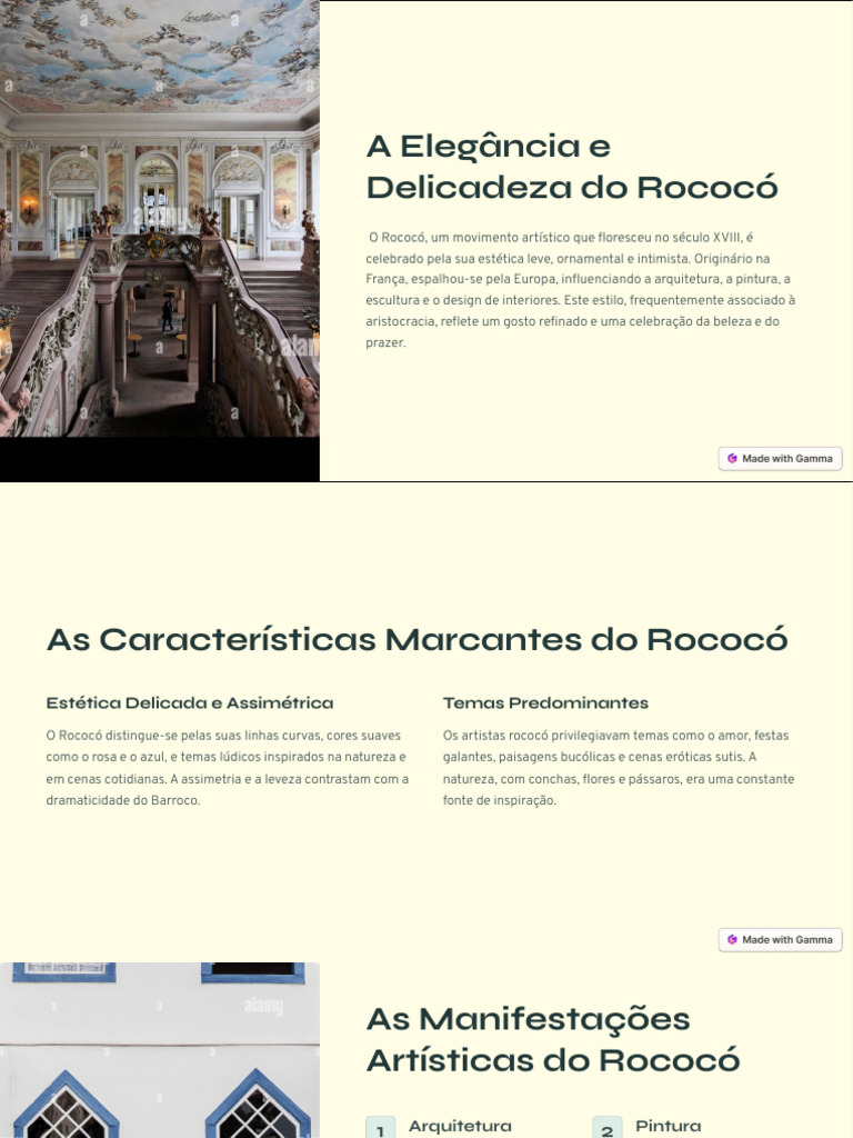 A Elegancia e Delicadeza Do Rococo | PDF | As artes | Arte ocidental