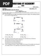 Three Block Friction Problem Analysis | PDF | Friction | Force
