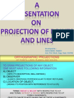 Projection of Points and LINES