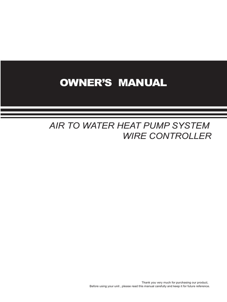 M-Thermal Heat Pump Controller Manual | PDF | Water Heating | Thermostat