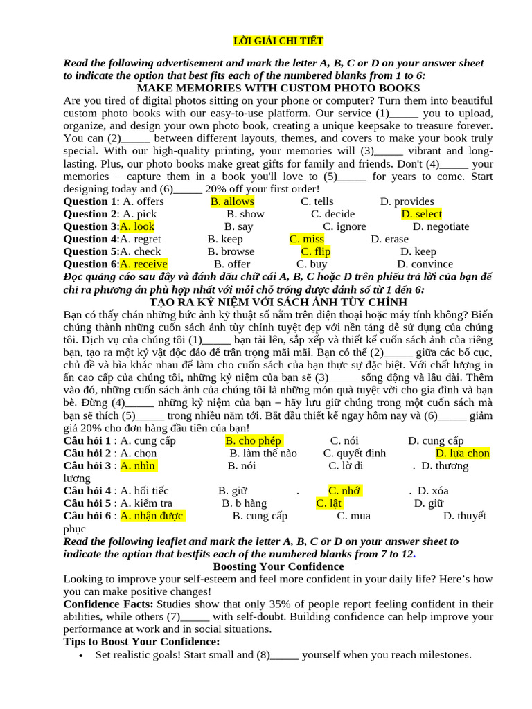 ĐỀ 3 - KEY | PDF