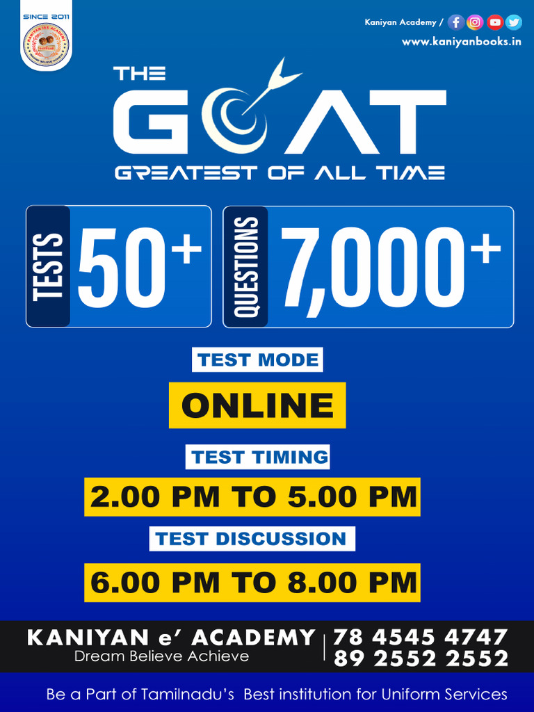 Goat SI Test 2 Final (7) | PDF