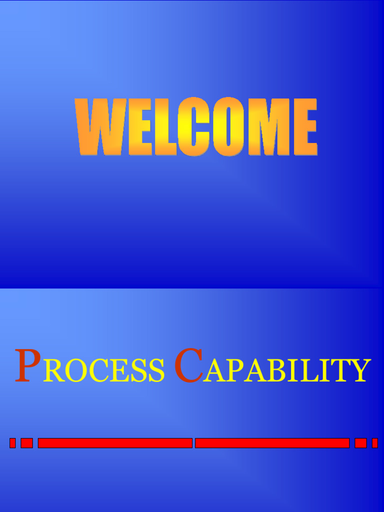 Process Capability and Variability Analysis | PDF | Standard Deviation ...