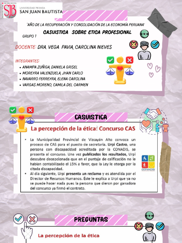 Casuistica de Etica Profesional | PDF