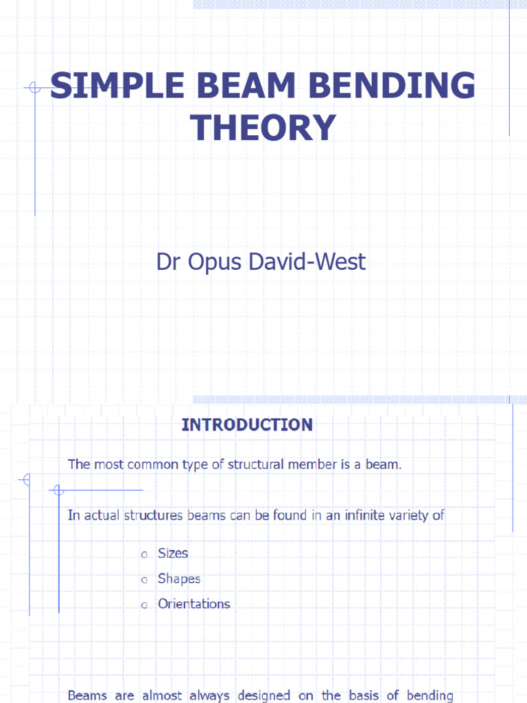 Lecture+-Bending+Eqn Stress Strain | PDF