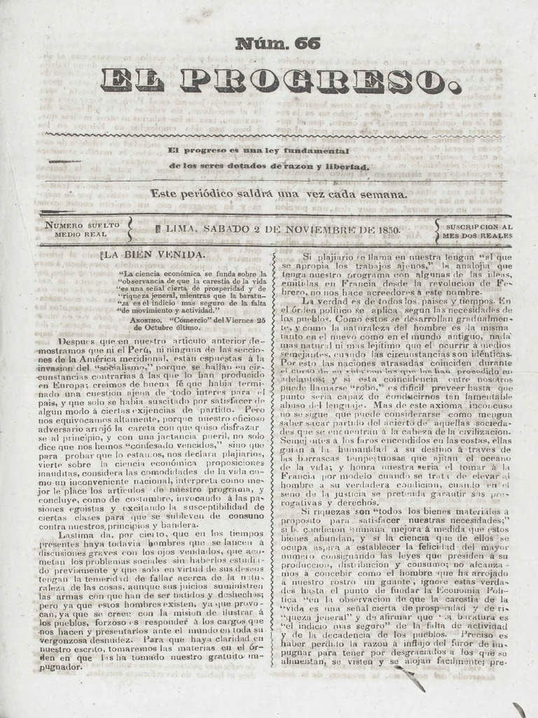 El Progreso N° 66 | PDF