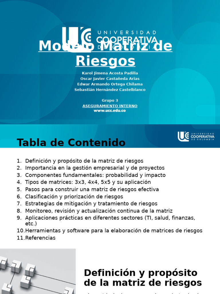 Tipos de Matrices de Riesgos | PDF | Riesgo | Matriz (Matemáticas)