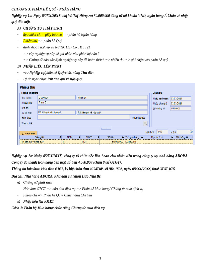 BG B7 C2-3 Phan He Quy-Ngan Hang | PDF
