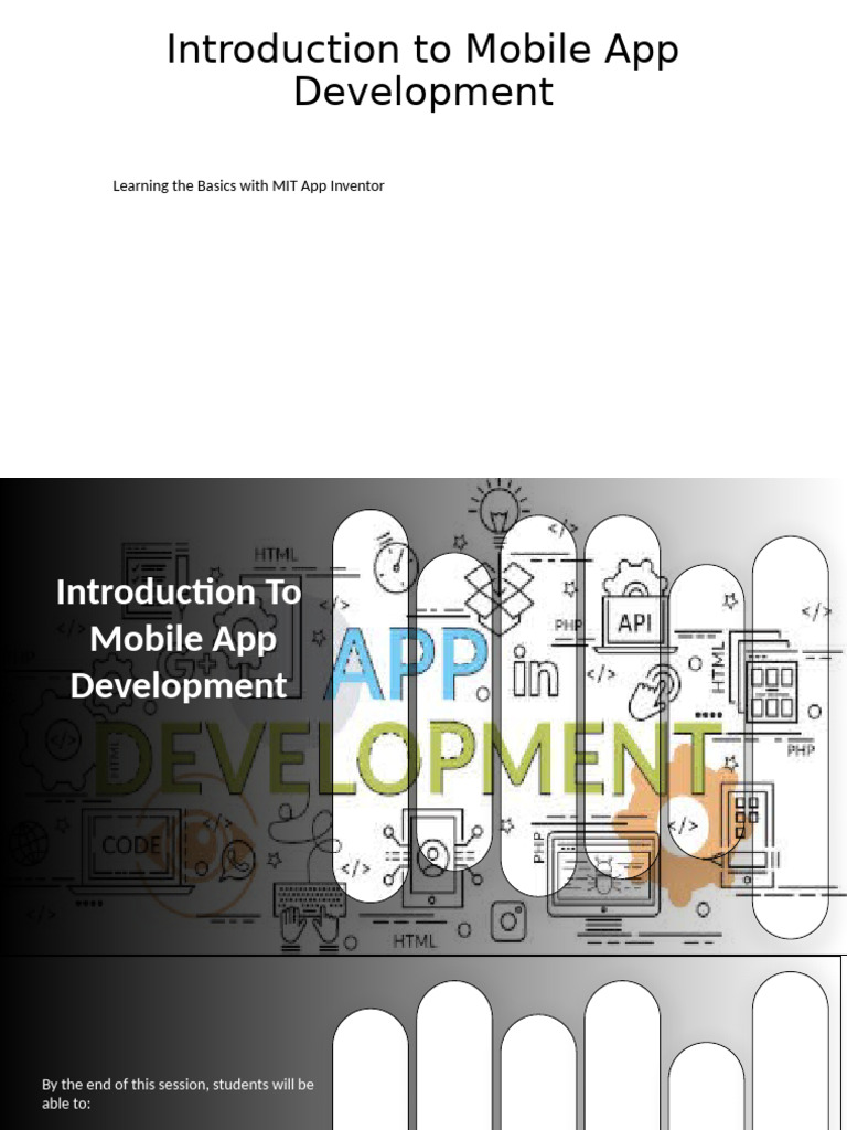 Introduction To Mobile App Development | PDF