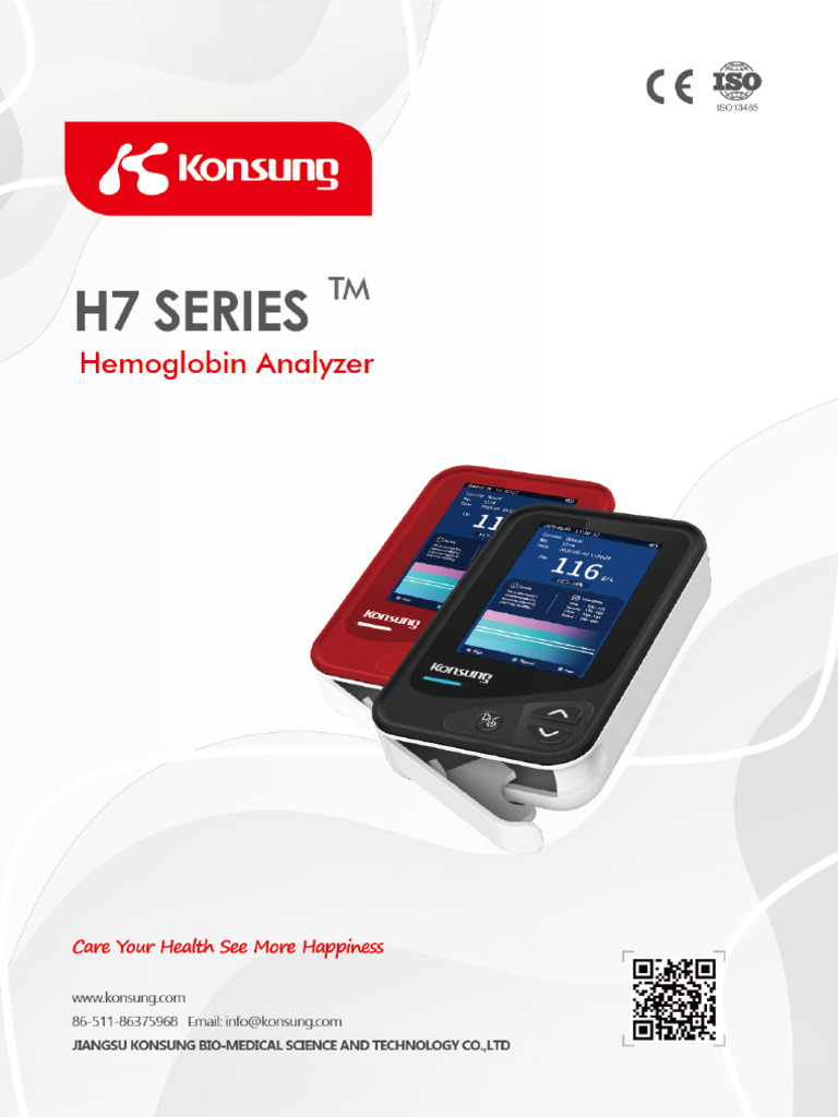 Brochure Hemoglobin Analyzer Rev03 (2023!04!26) | PDF
