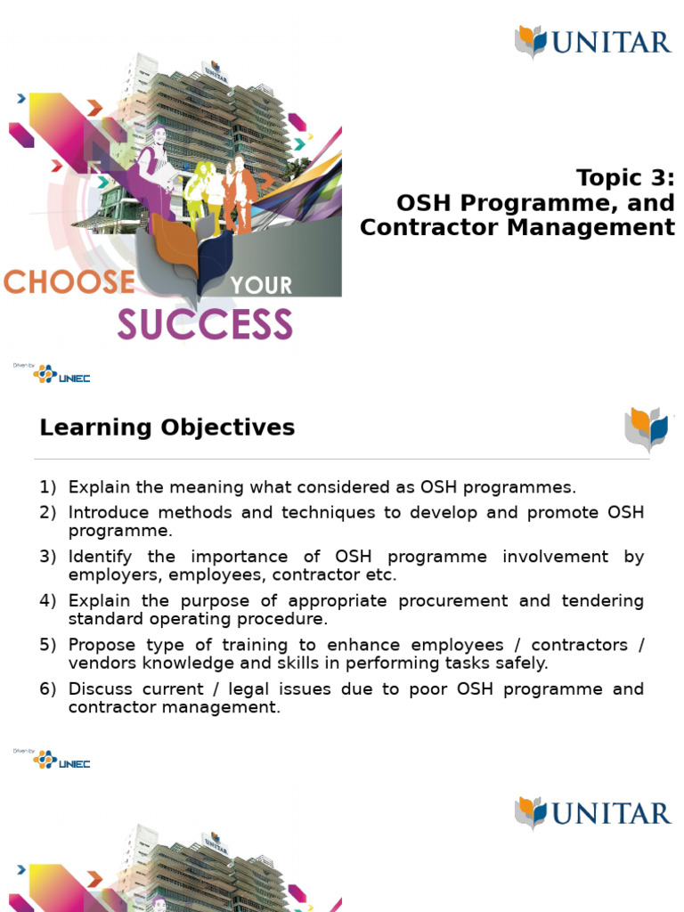 OSH Program and Contractor Management Guide | PDF | Employment ...