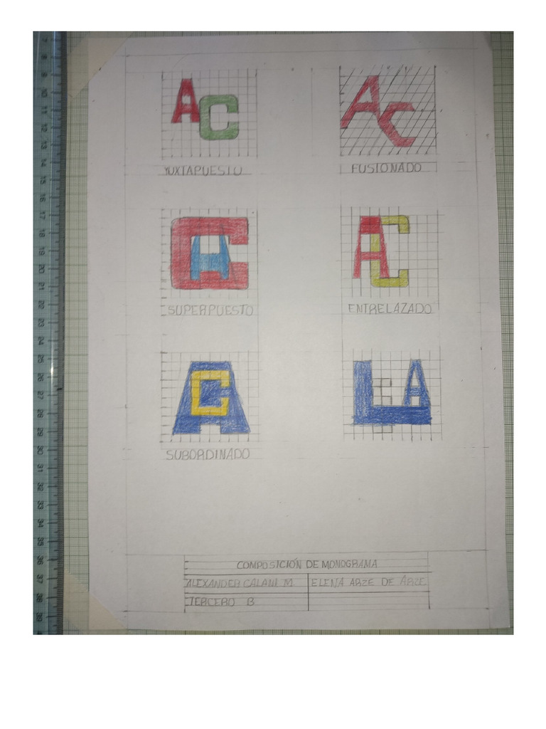 Composición de Monograma | PDF