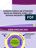 Kursus Kurikulum Standard Sekolah Rendah (KSSR) 2011 Bahasa Inggeris-Tahun 2
