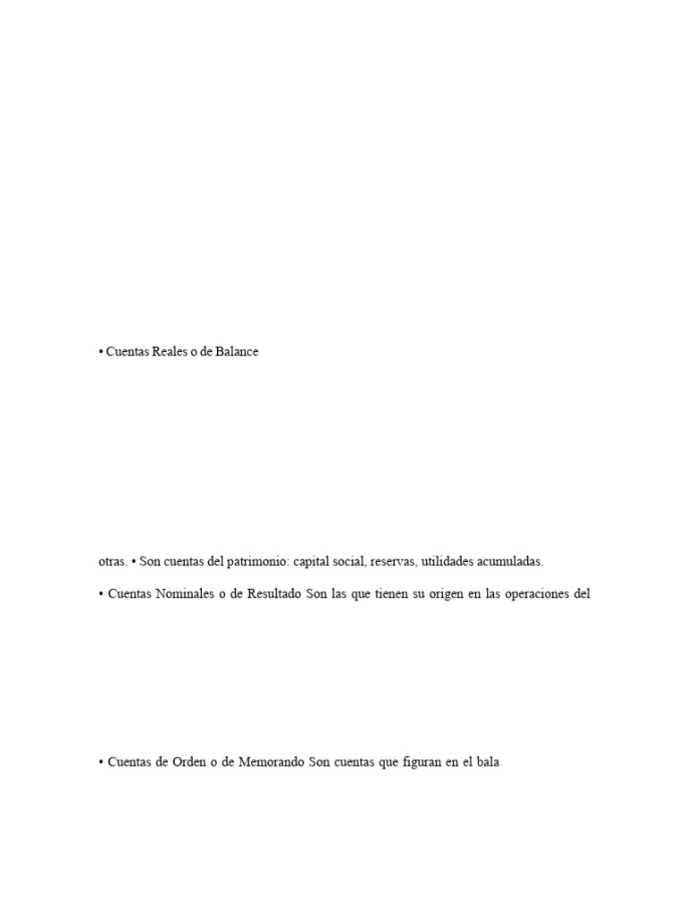 Elementos Clave de Cuentas Contables | PDF | Contabilidad | Hoja de balance