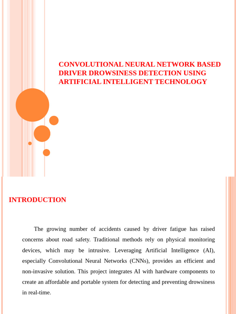 Convolutional Neural Network Based Driver Drowsiness Detection Using ...