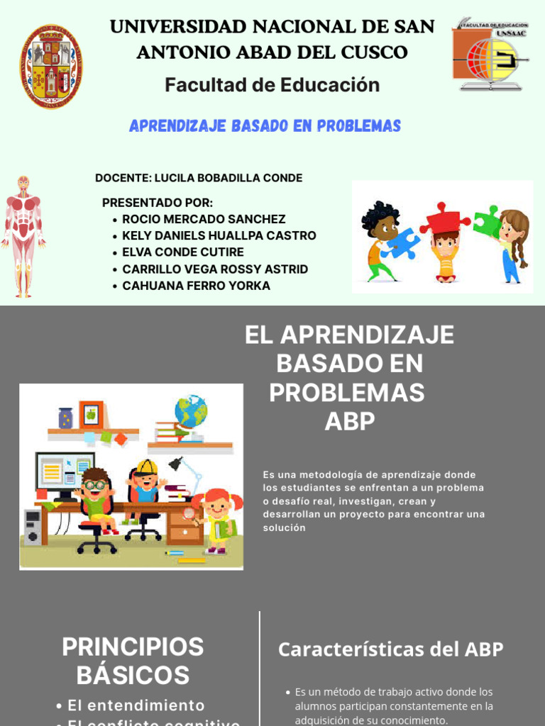 Aprendizaje Basado en Problemas Dipositivas | PDF | Evaluación ...
