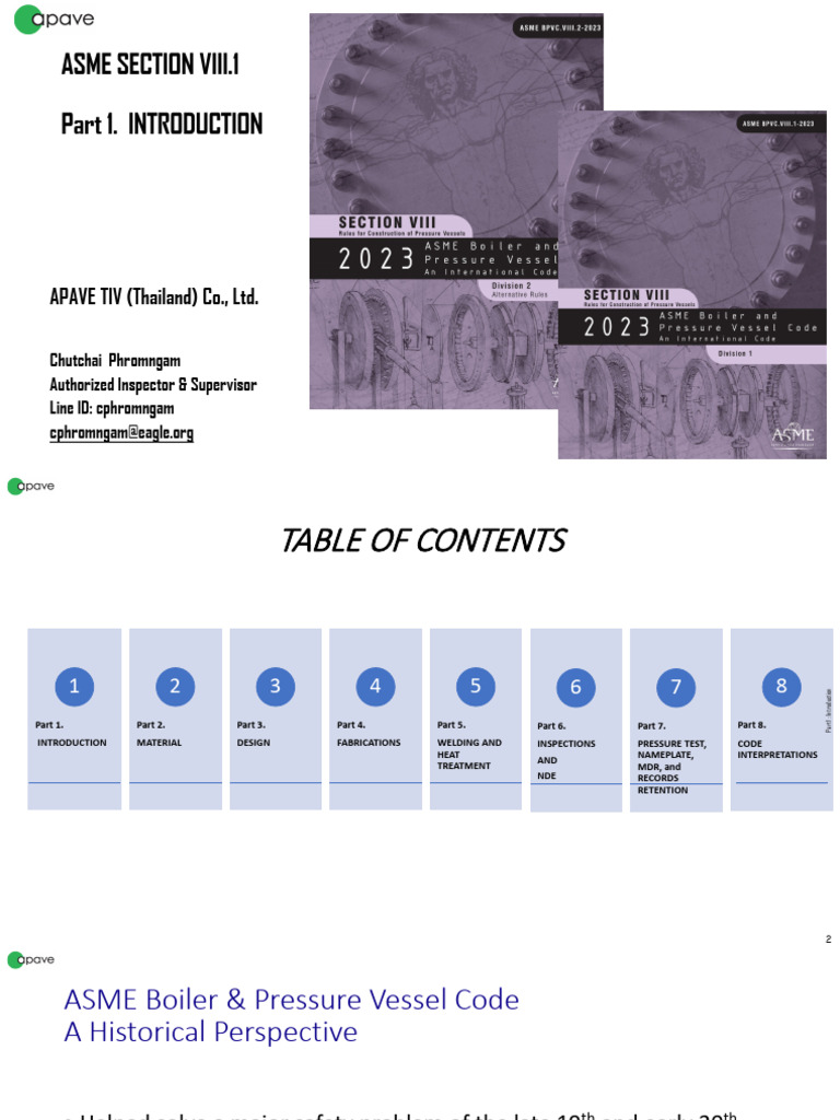Part 1-ASME VIII-Introduction-Rev 34 | PDF | Energy Technology ...