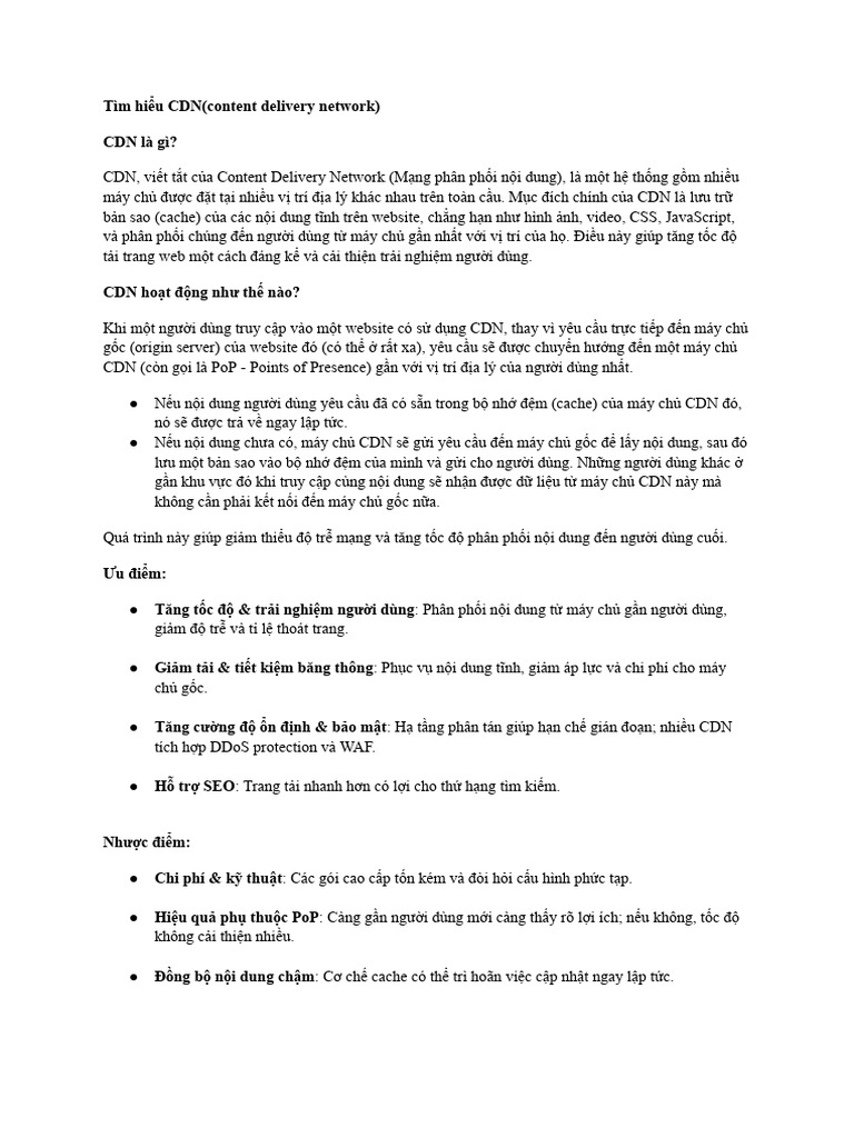 Tìm hiểu CDN | PDF