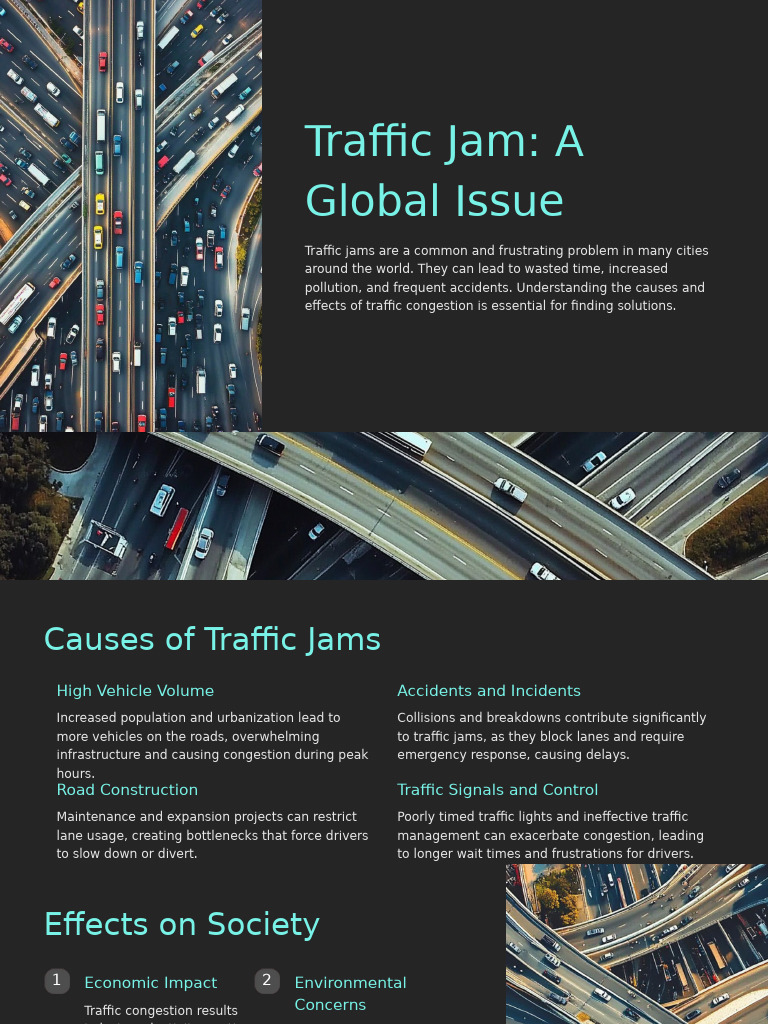 Understanding Global Traffic Jams | PDF | Traffic Congestion | Traffic