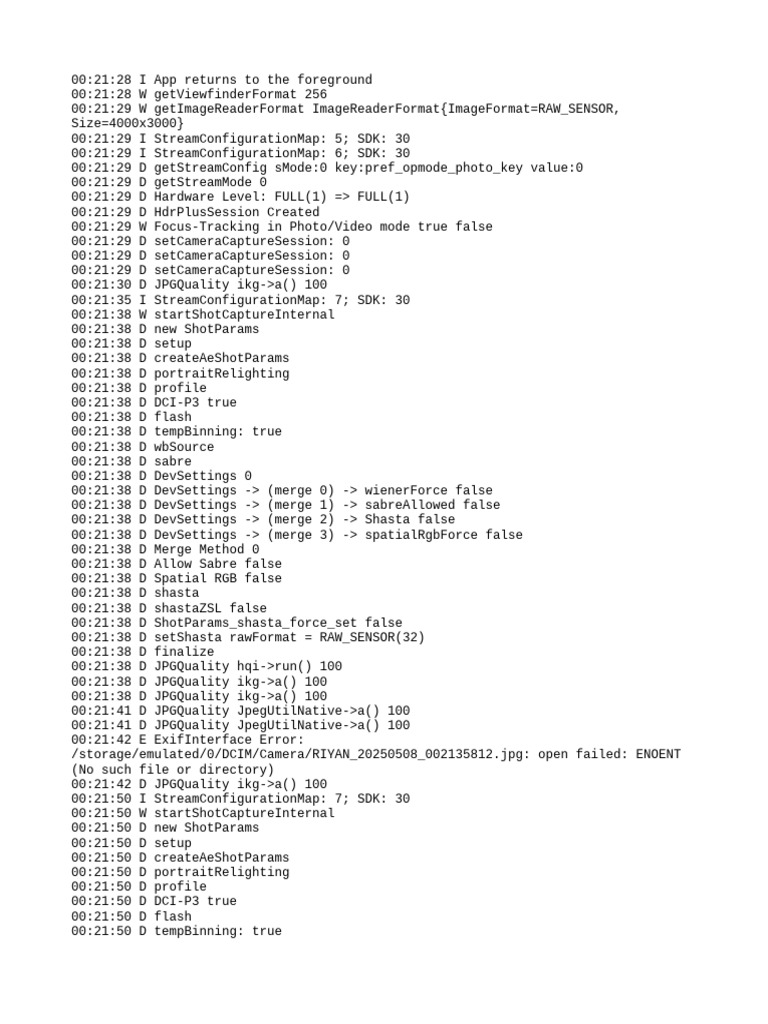 Log 20250508 | PDF | Software Development Kit | Computing