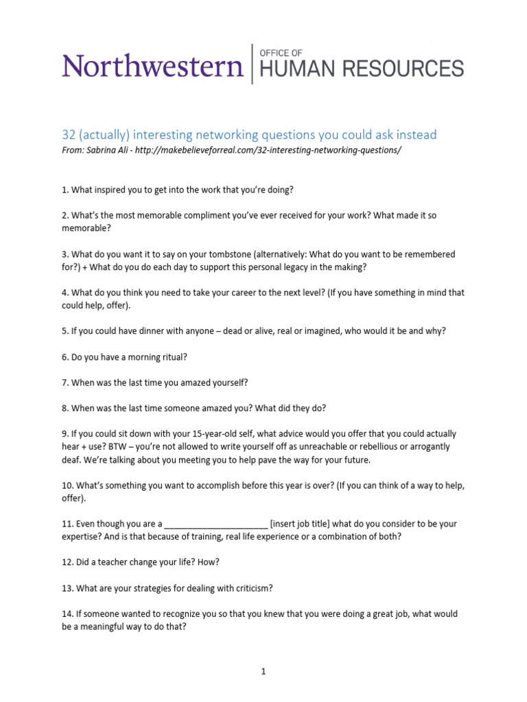 Networking Interesting Questions Pdf