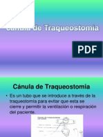 cánula de traqueostomia