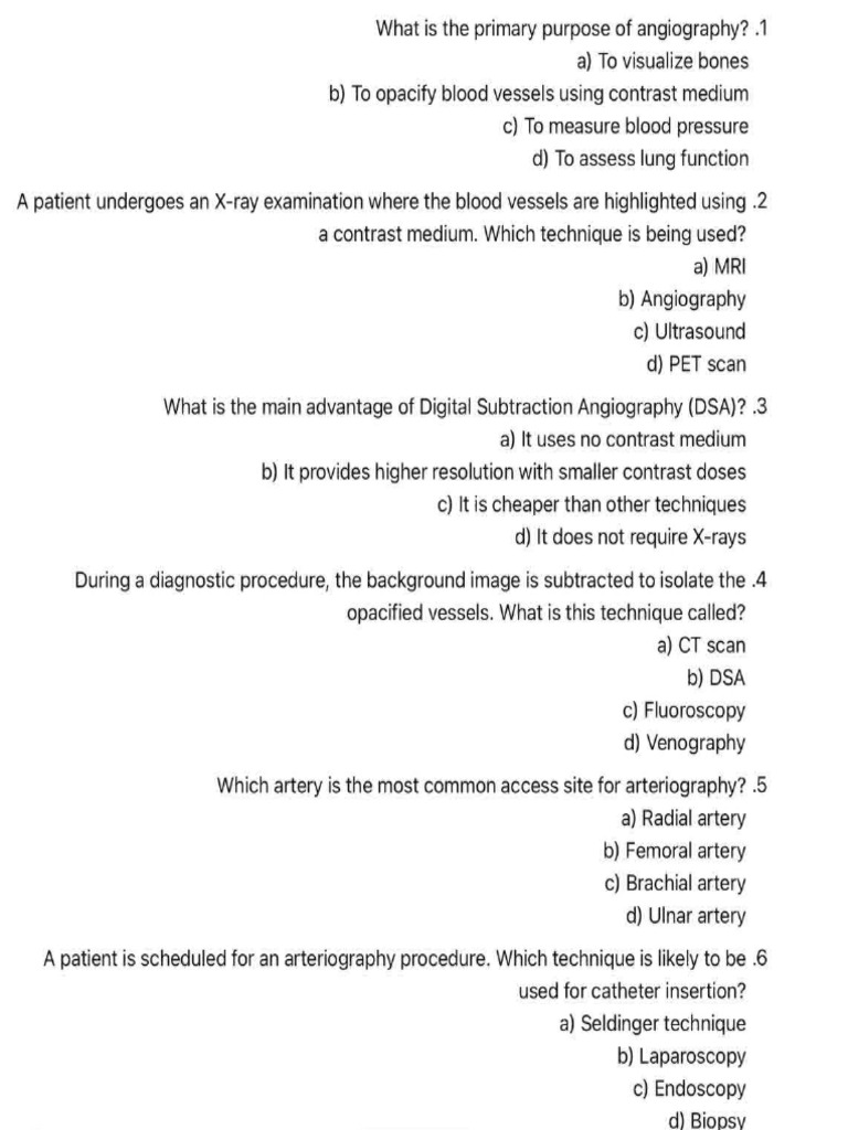 Angiography and Interventional Radiology | PDF