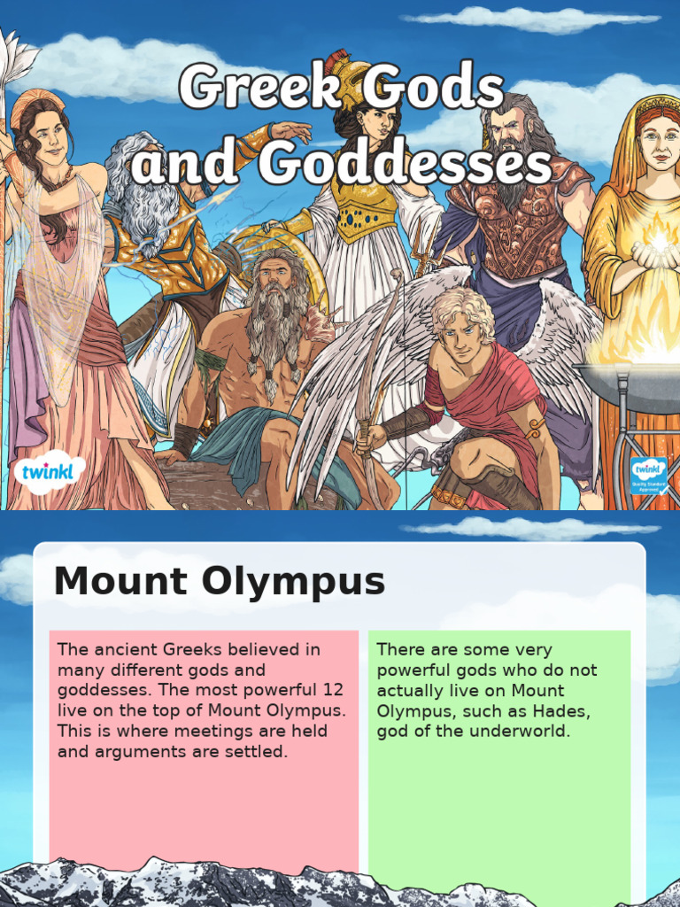 t2 H 070 Greek Gods Ks2 Powerpoint Ver 5 PRESENT SIMPLE | PDF | Twelve ...