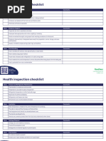 Refrigerator Checklist | PDF