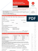 CDR Application Form