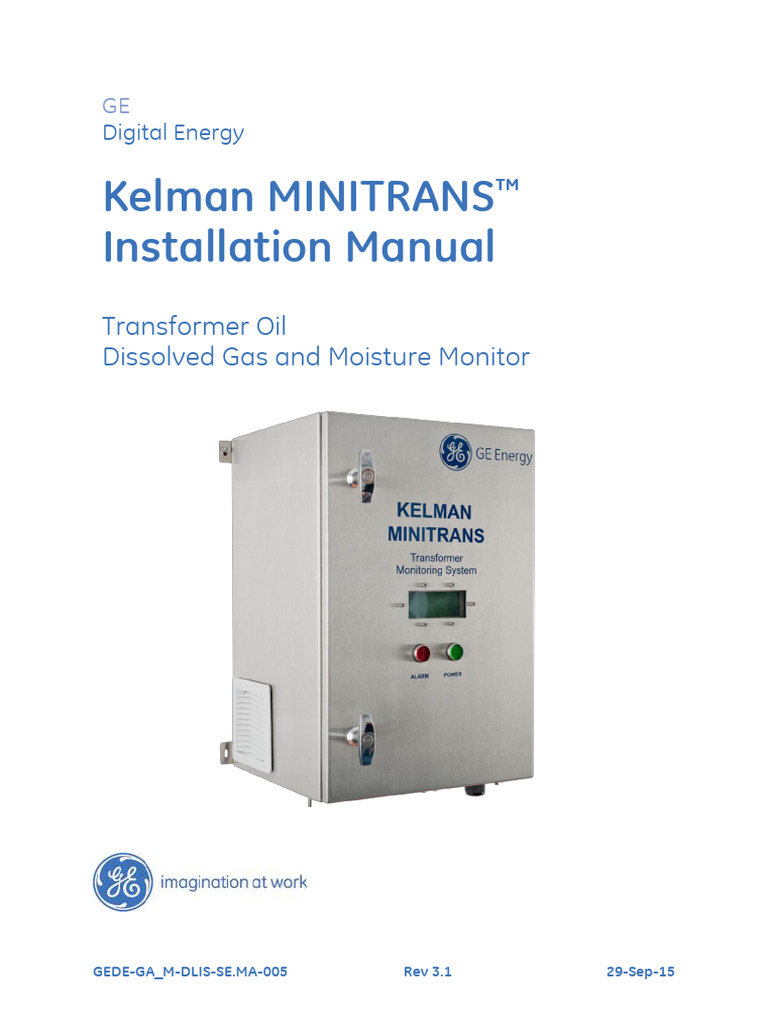 MINITRANS+Installation+Manual+ +3.1 | PDF | Valve | Transformer