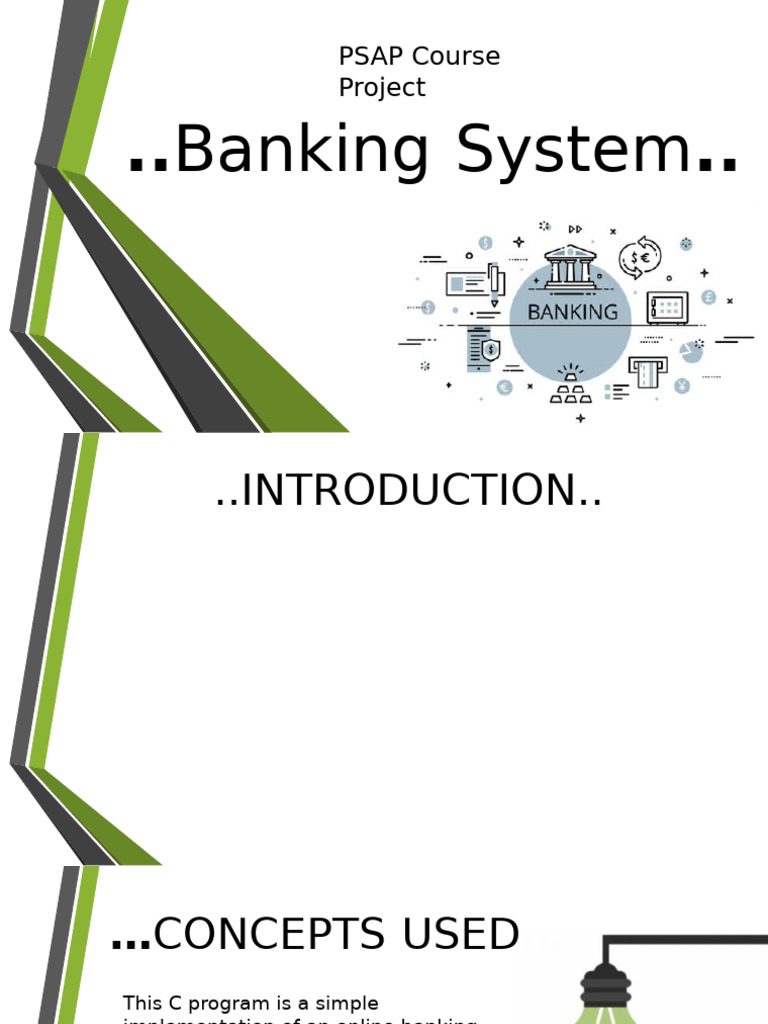 Online Banking System C Program | PDF