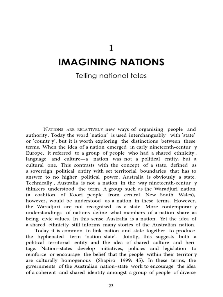 Understanding National Identity and Narratives | PDF | Nation | Nationalism