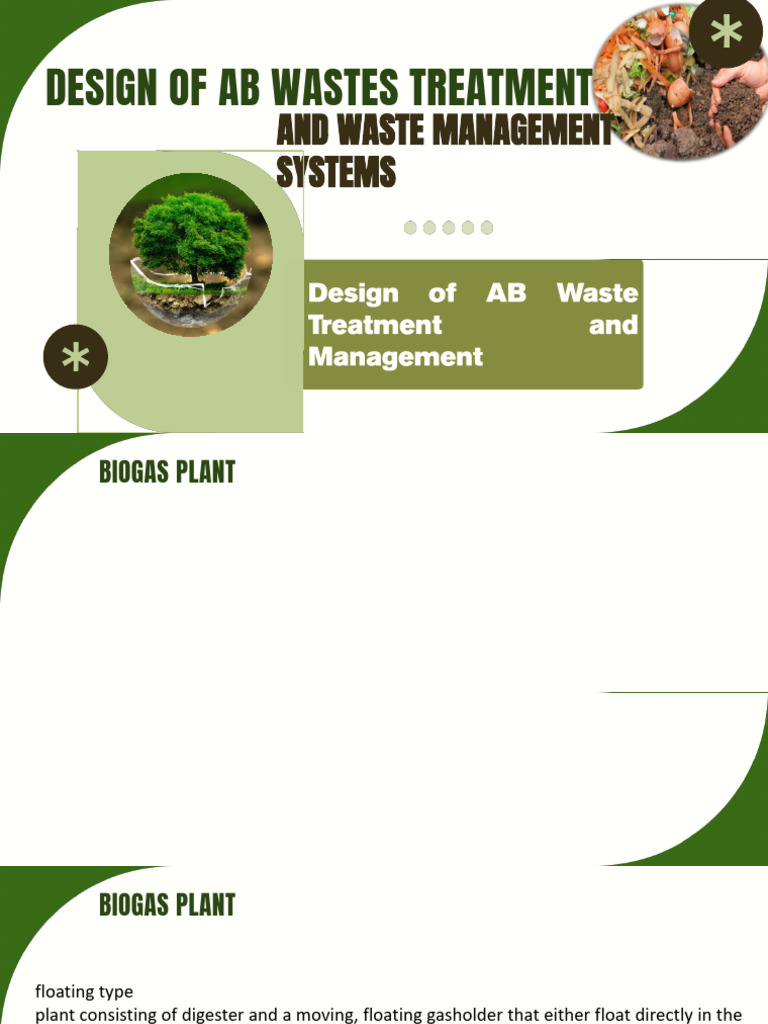 Biogas Plant Design and Management Guide | PDF | Anaerobic Digestion ...