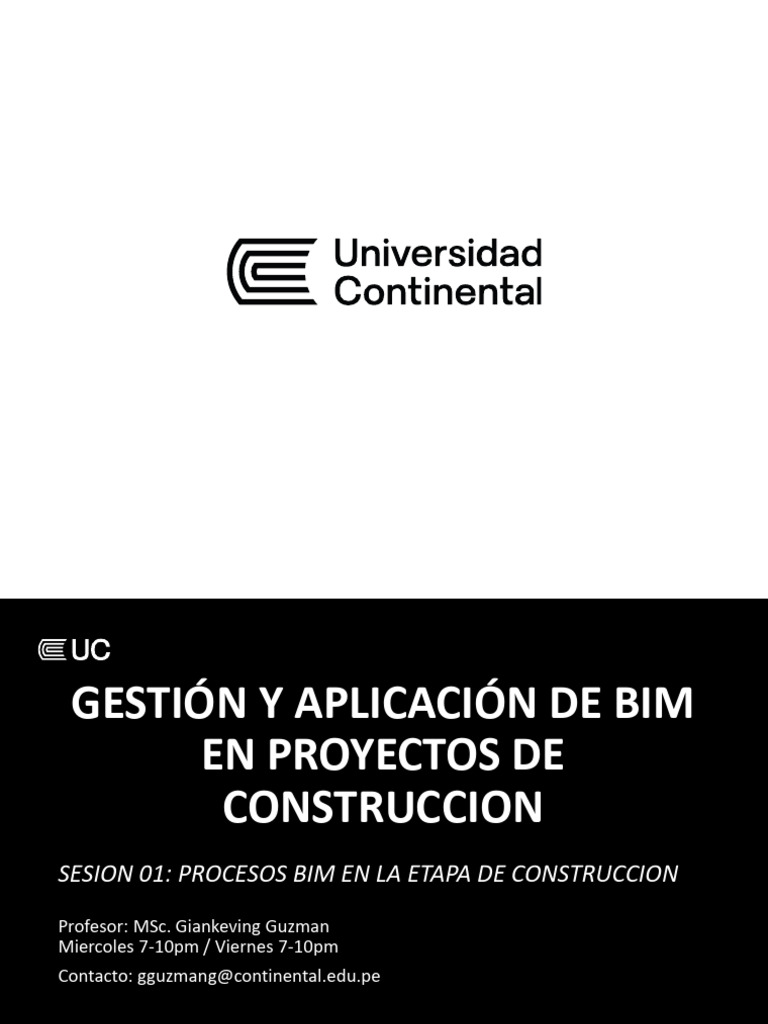 Gestión BIM en Proyectos de Construcción | PDF | Modelado de ...