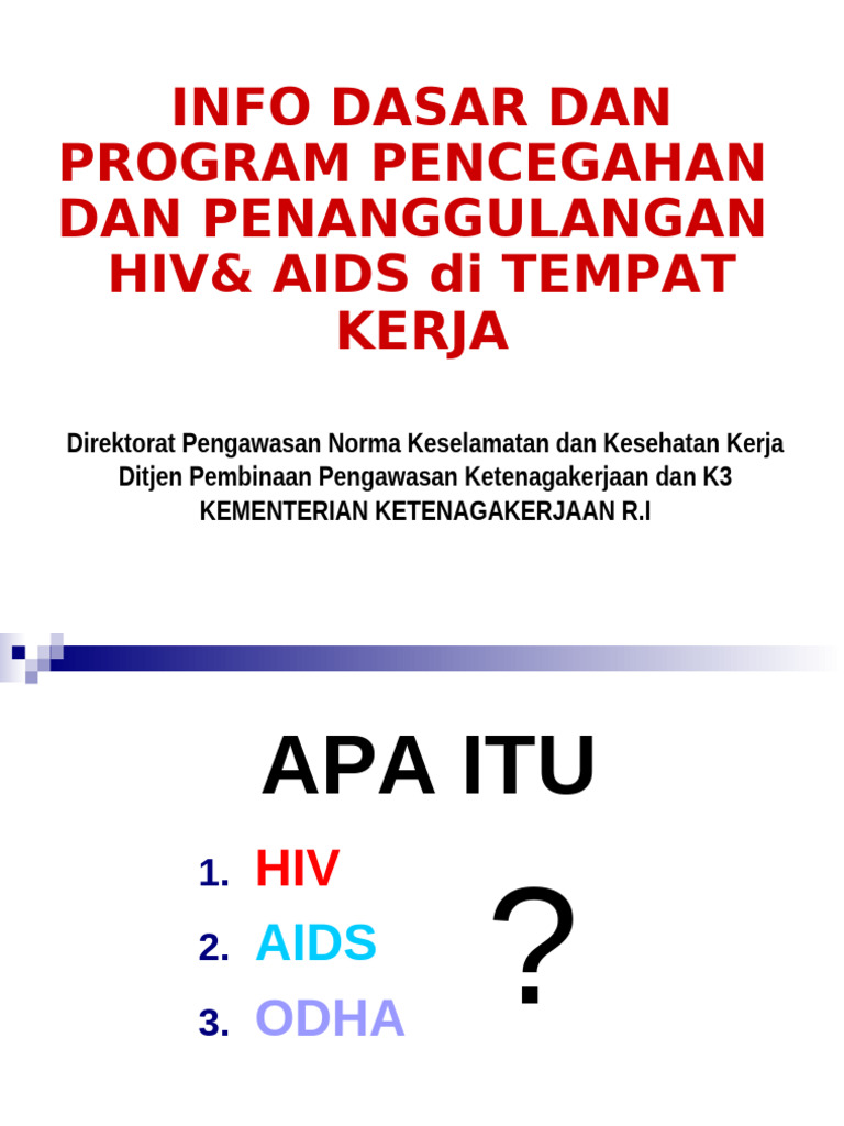 HIV AIDS Pengenalan | PDF